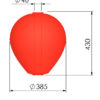 CC2 Polyform Bar Buoy - Red Colour