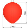 CC3 Polyform Bar Buoy - Red Colour